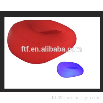 customized LED air sofa chair, inflatable led lounge